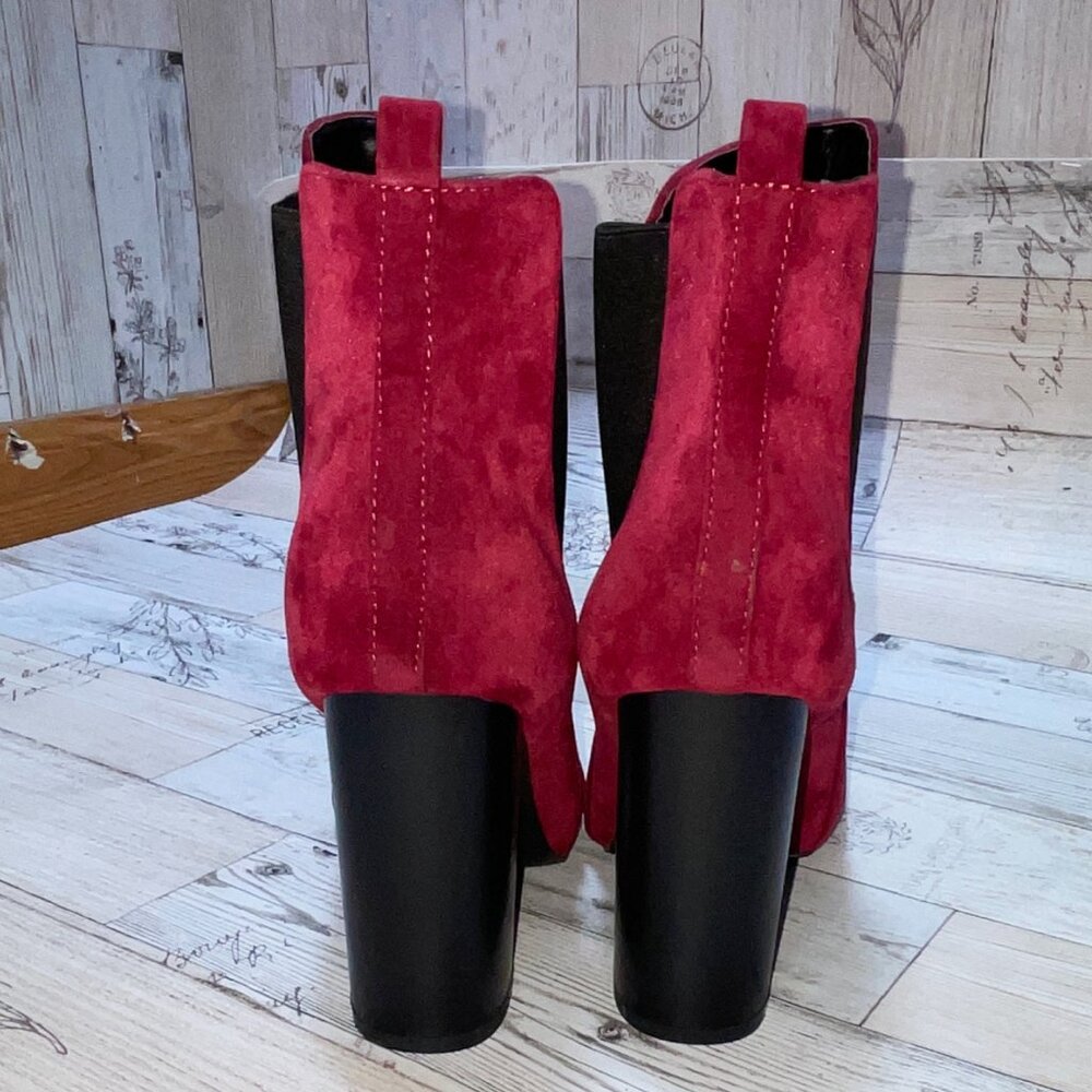 Guilty Soles Rosalie Burgundy Bootie - Picture 4 of 5